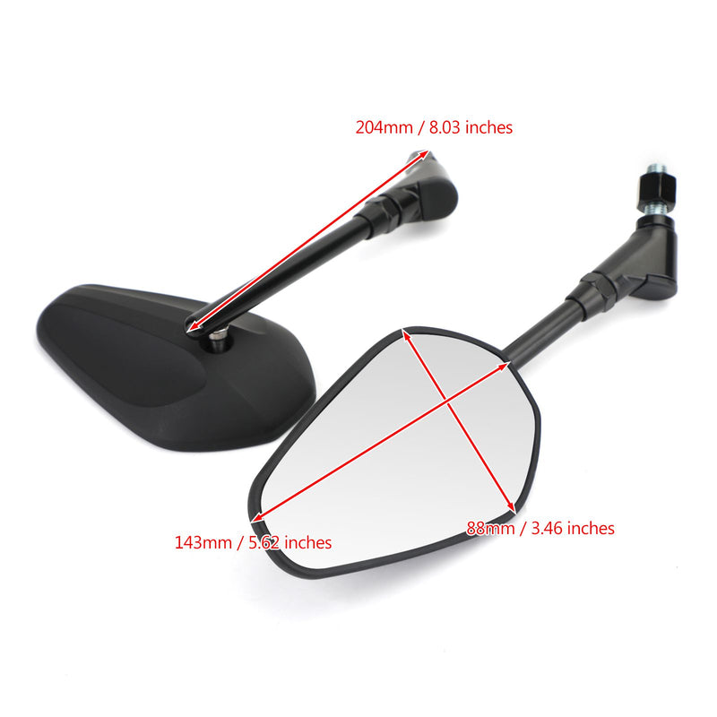 Motorcycle Custom Cruiser Cafe Racer UNIVERSAL Pair M10 Rearview Mirrors