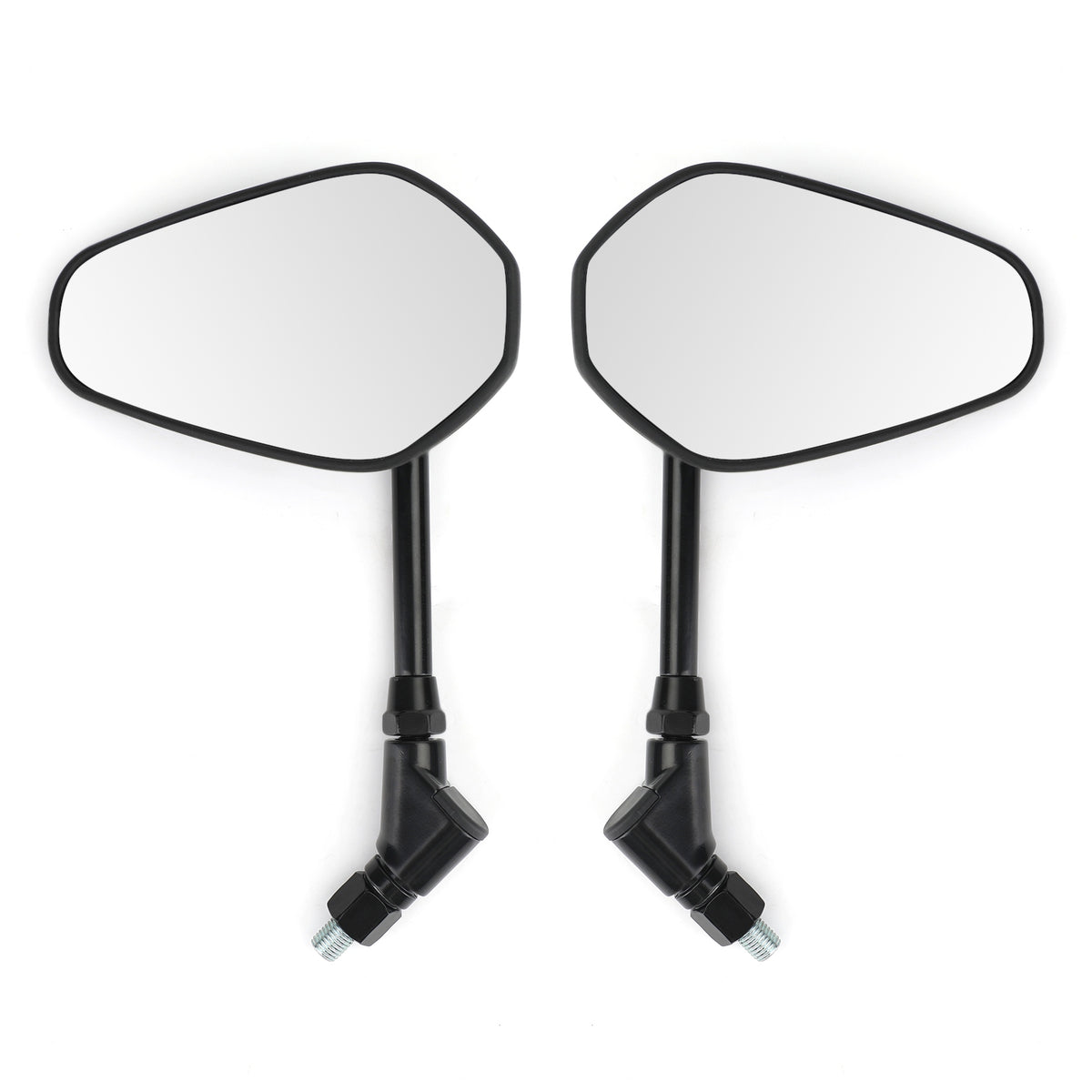 Motorcycle Custom Cruiser Cafe Racer UNIVERSAL Pair M10 Rearview Mirrors
