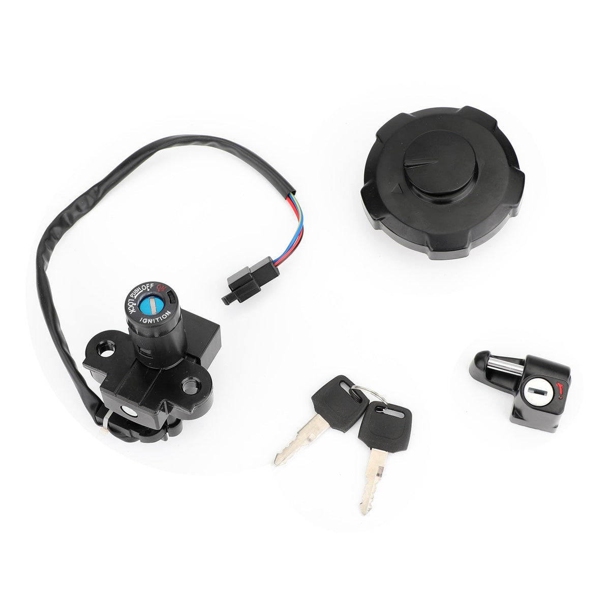 Honda XR650L XR650 L 1997-2025 Ignition Key Switch Fuel Cap Helmet Lock Set