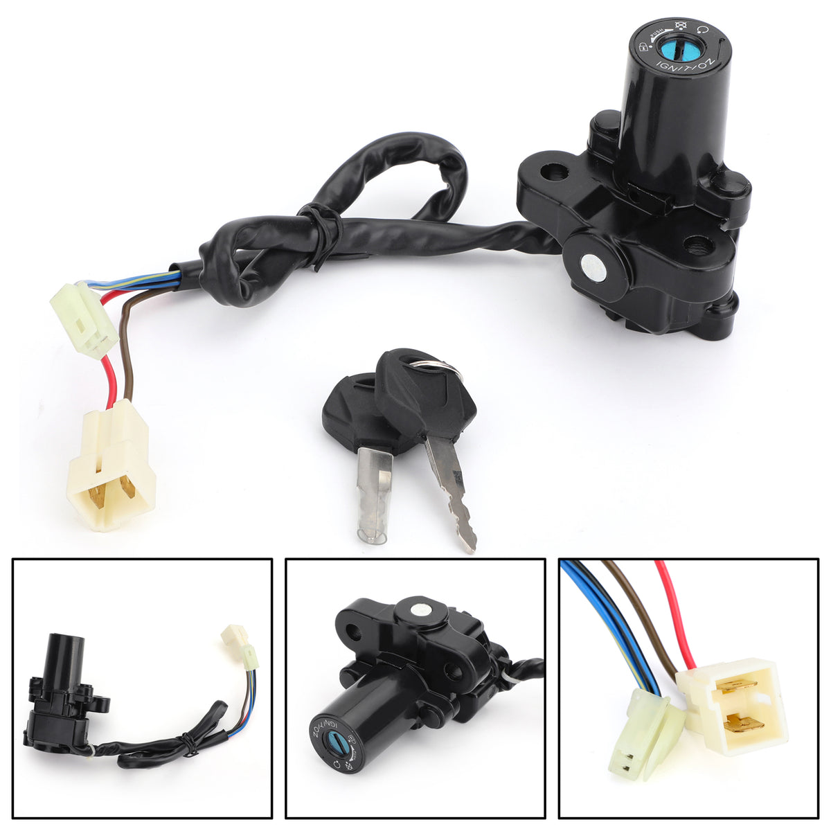 YZF R1 2002-2003 R1 2009-2011 FZ6 R6S R6 2003-2011 Ignition Switch Lock Keys