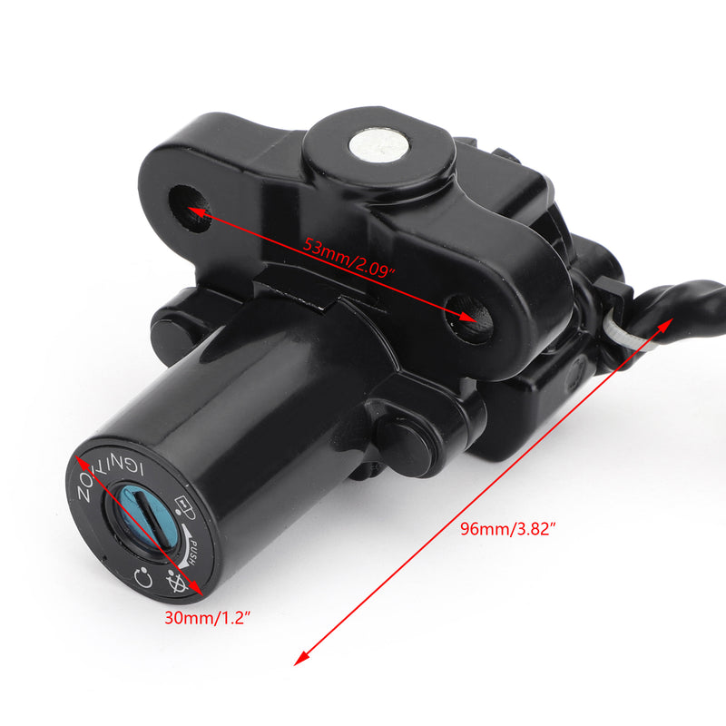 YZF R1 2002-2003 R1 2009-2011 FZ6 R6S R6 2003-2011 Ignition Switch Lock Keys