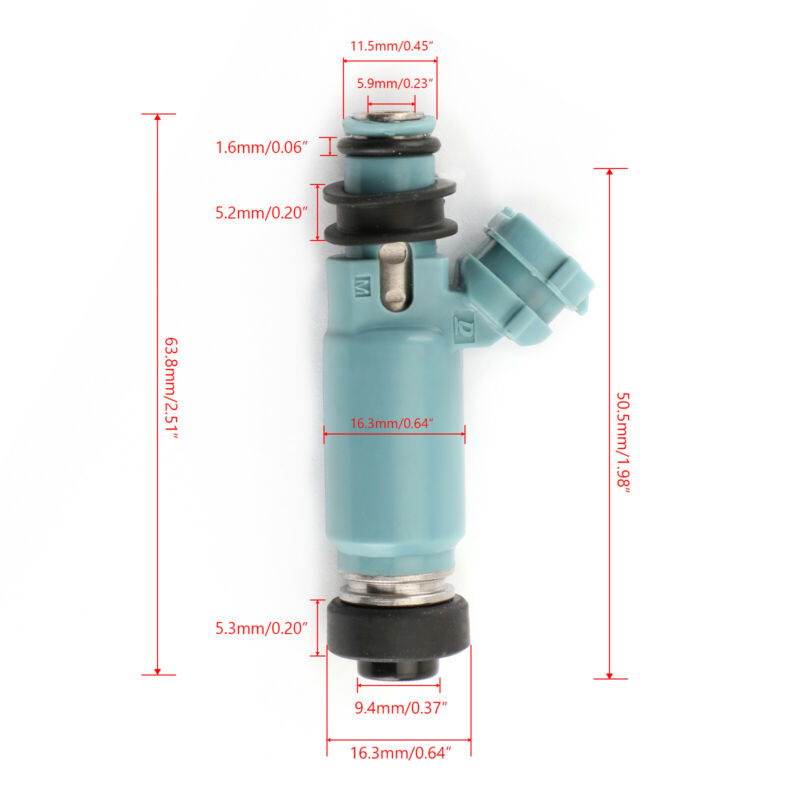 ModifIed Impreza WRX 2002-2005 4PC 195500-3920 850cc Fuel Injectors