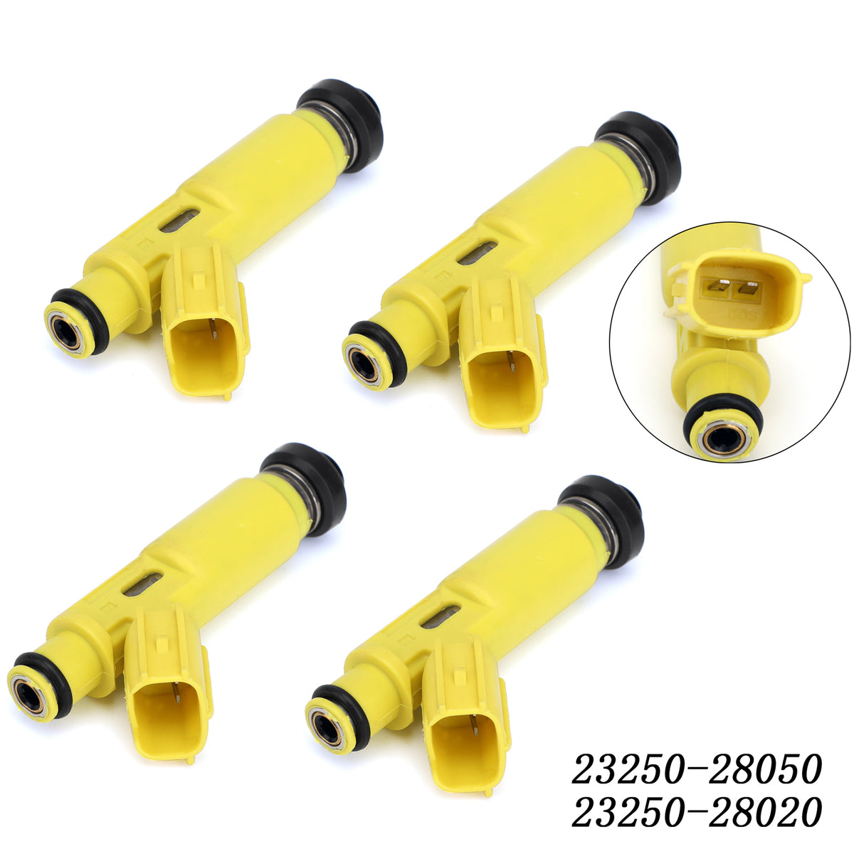 23250-28050 2001-2003 Toyota Rav4 2.0L 4PCS Flow Matched Fuel Injector