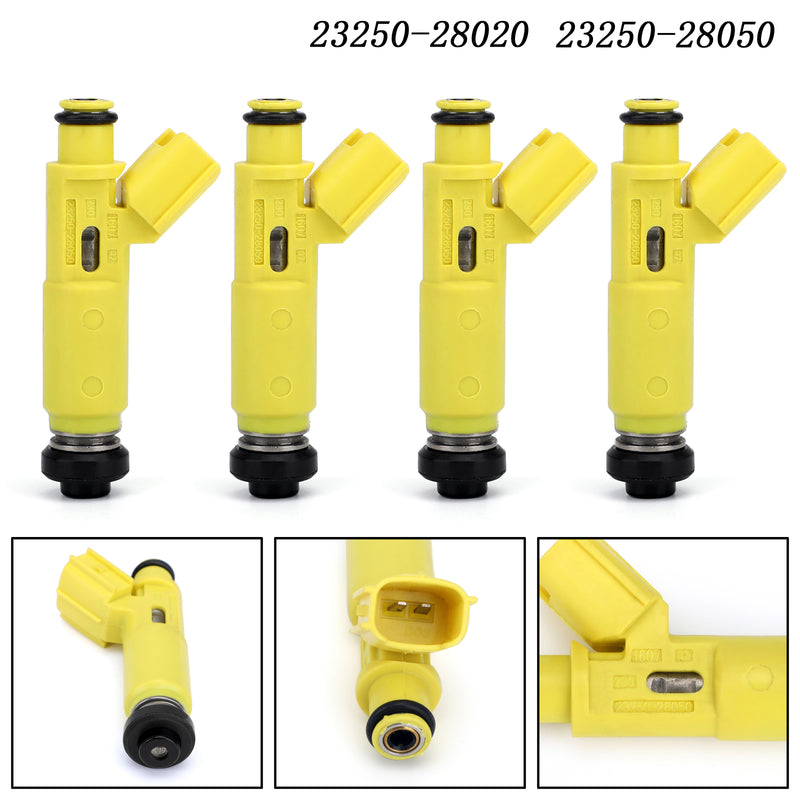23250-28050 2001-2003 Toyota Rav4 2.0L 4PCS Flow Matched Fuel Injector