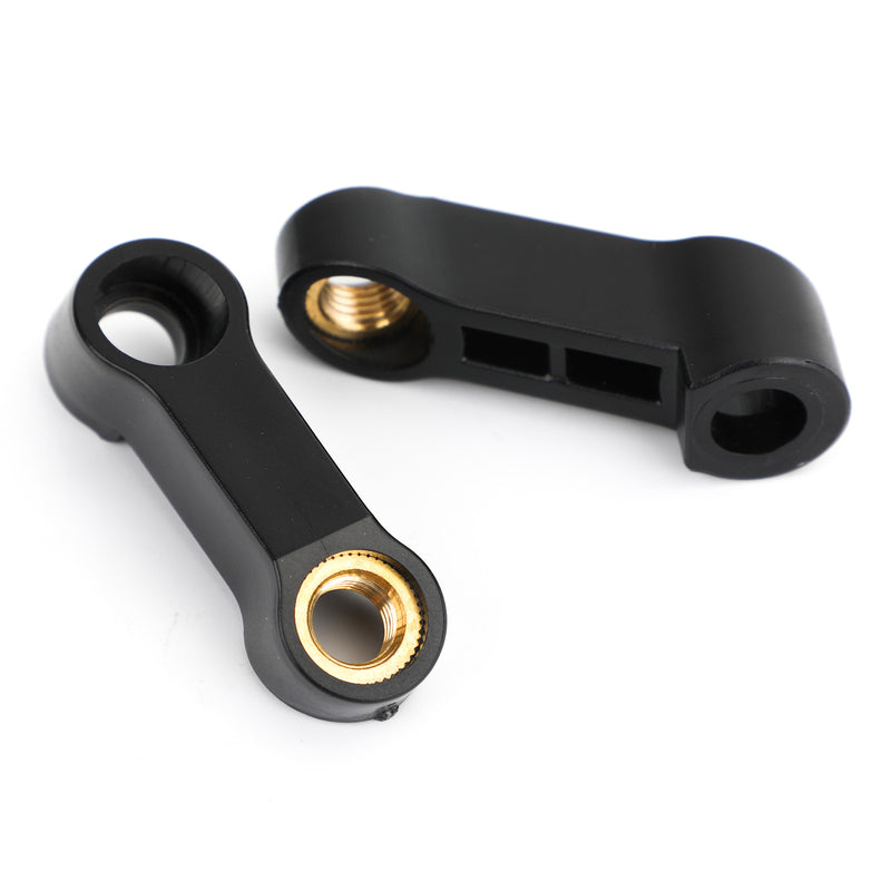 for Honda Motorcycle Mirror Extender Riser Extension Bracket Black 10mm M10