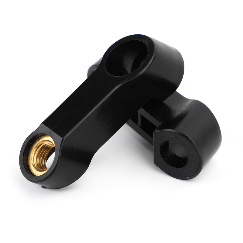 for Honda Motorcycle Mirror Extender Riser Extension Bracket Black 10mm M10