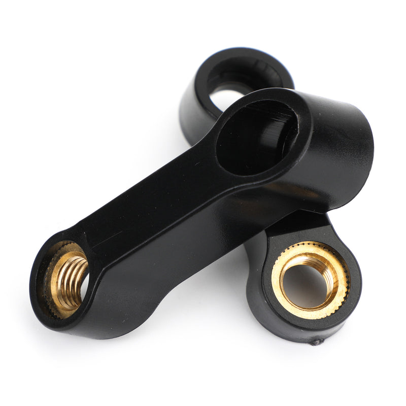 for Honda Motorcycle Mirror Extender Riser Extension Bracket Black 10mm M10