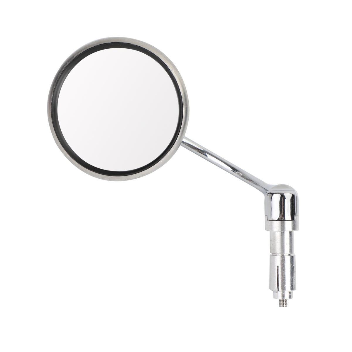 Motorcycle Chopper Cafe Racer Chrome Round Rearview Mirrors Bar End Mirror