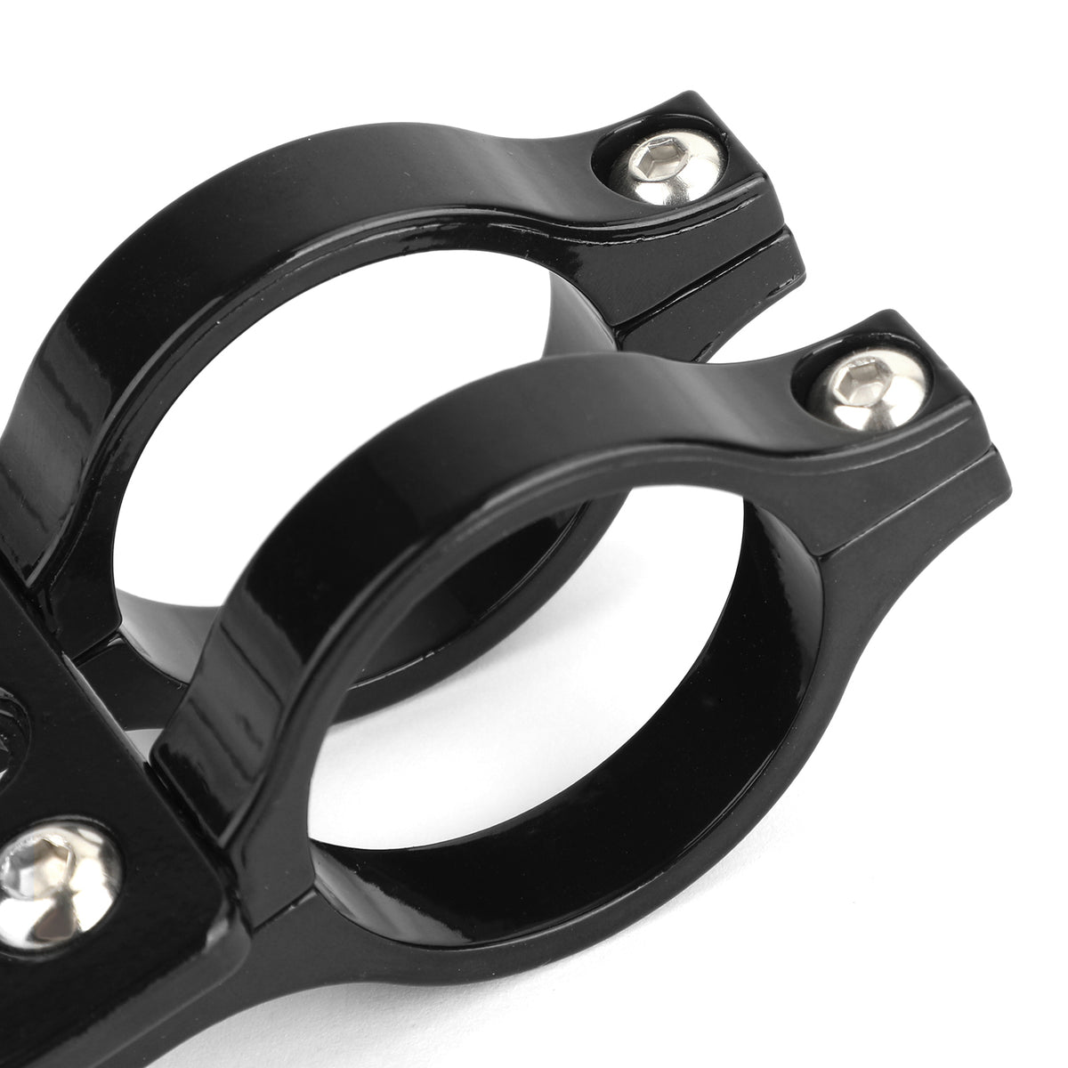 Universal 41mm Headlight Mount Bracket Fork Ear Chopper Cafe Racer Black