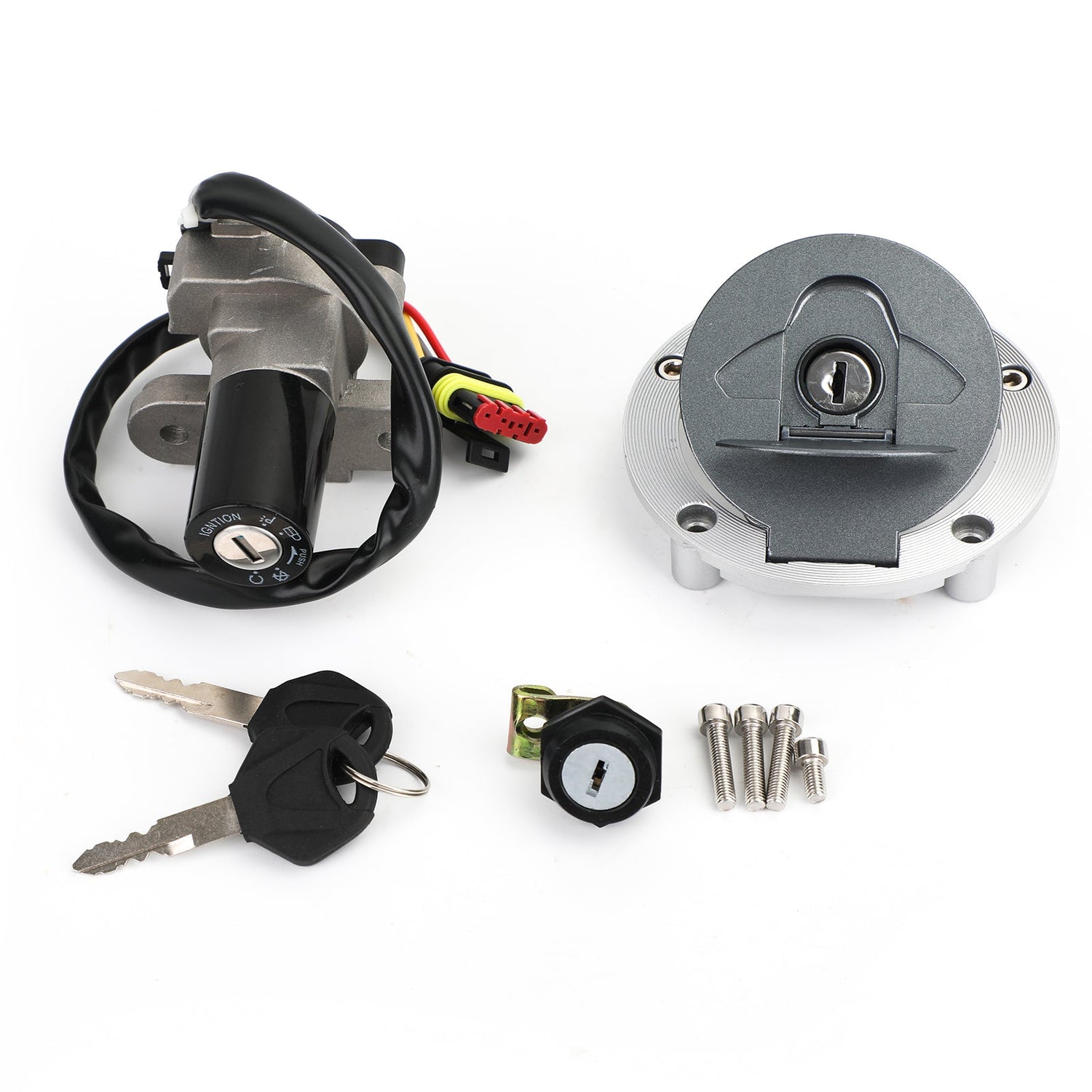MV Agusta F4 1000 Brutale 910 2004-2007 Areyourshop Ignition Switch Tank Cap Seat Lock Set