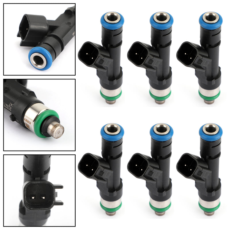 2004-2012 Liberty 3.7L 0280158020 53032701AA 6PCS Upgrades Fuel Injectors