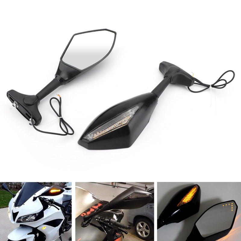 SUZUKI GSXR 600 750 1000 Hayabusa GSF SV Katana TL1000R Areyourshop Pair LED Mirrors