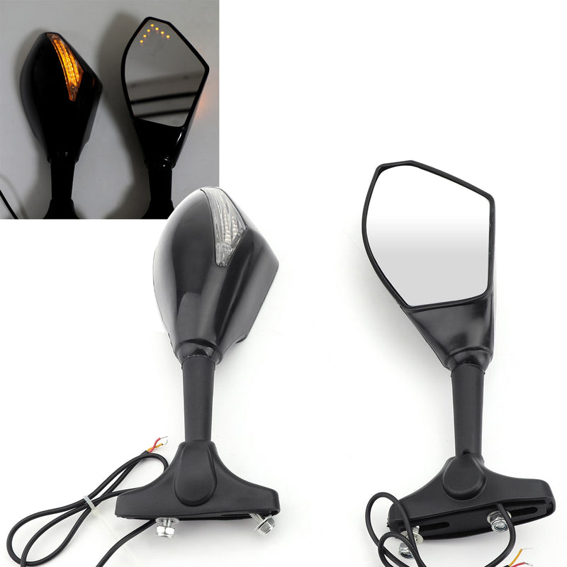 SUZUKI GSXR 600 750 1000 Hayabusa GSF SV Katana TL1000R Areyourshop Pair LED Mirrors