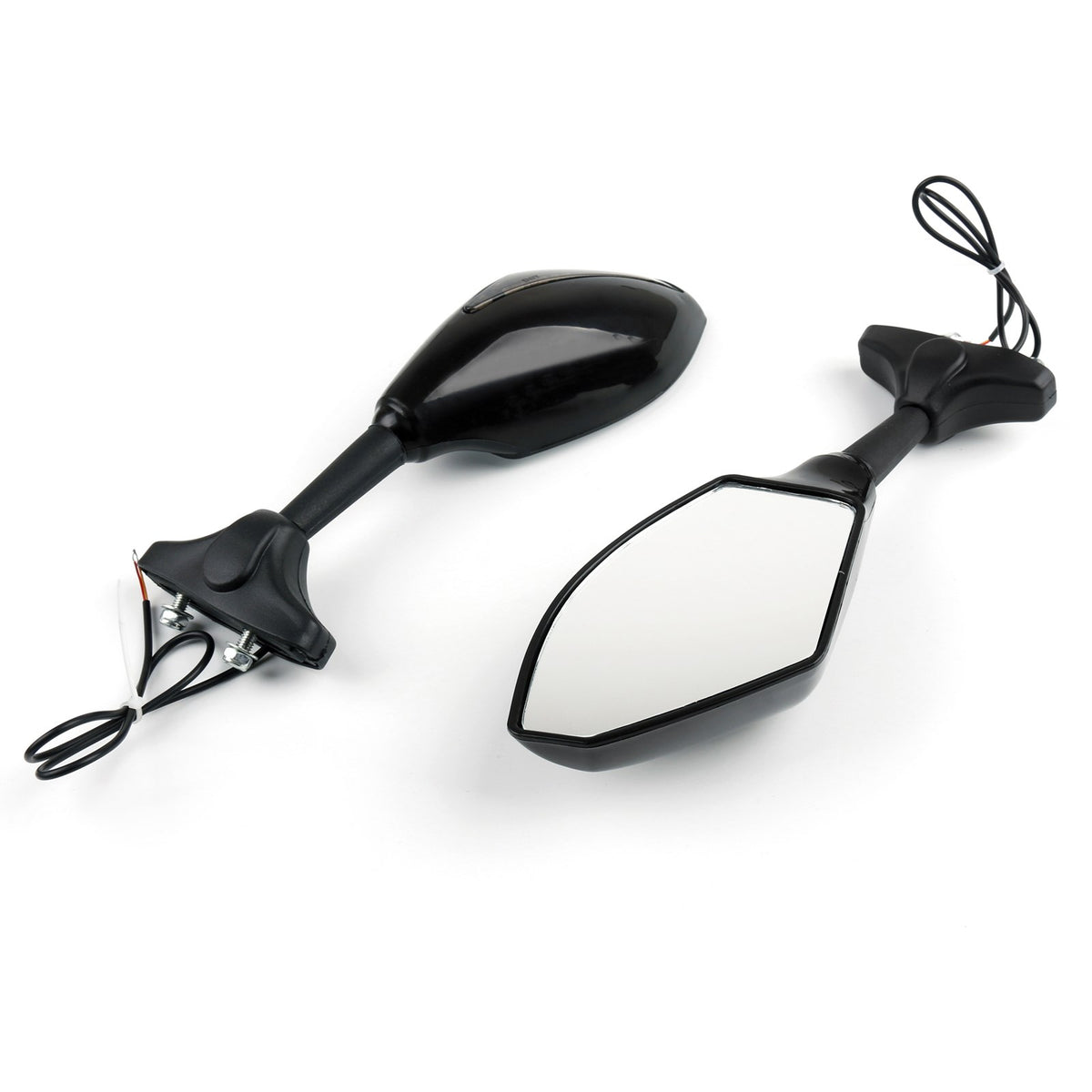 SUZUKI GSXR 600 750 1000 Hayabusa GSF SV Katana TL1000R Areyourshop Pair LED Mirrors