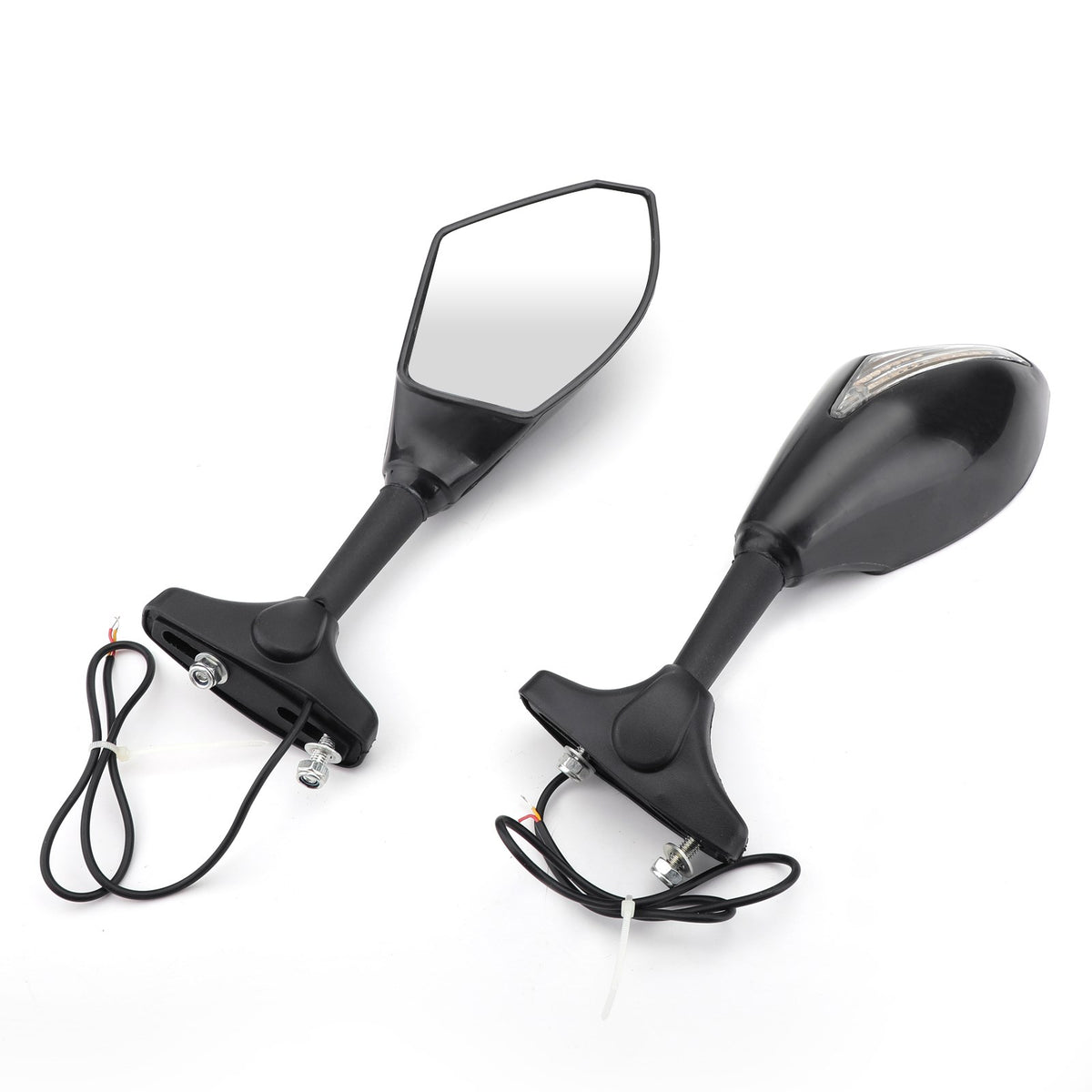 SUZUKI GSXR 600 750 1000 Hayabusa GSF SV Katana TL1000R Areyourshop Pair LED Mirrors