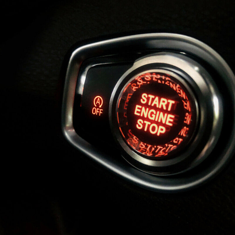 BMW F Chassis F30 F10 Crystal Black Engine Start Stop Switch Button Cover