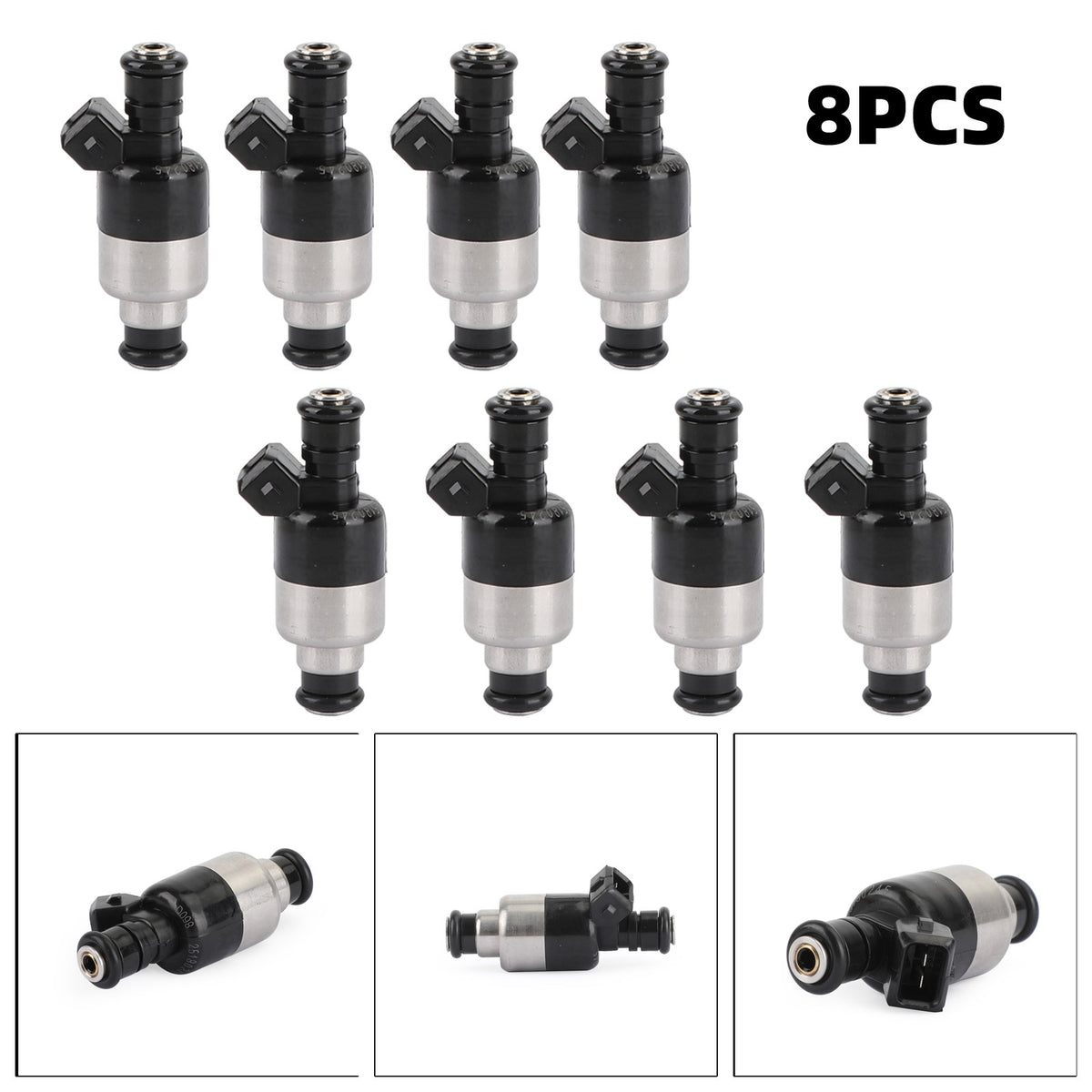 1998-2000 Mercruiser 454 BB 25180245 802632T 8PCS Fuel Injectors