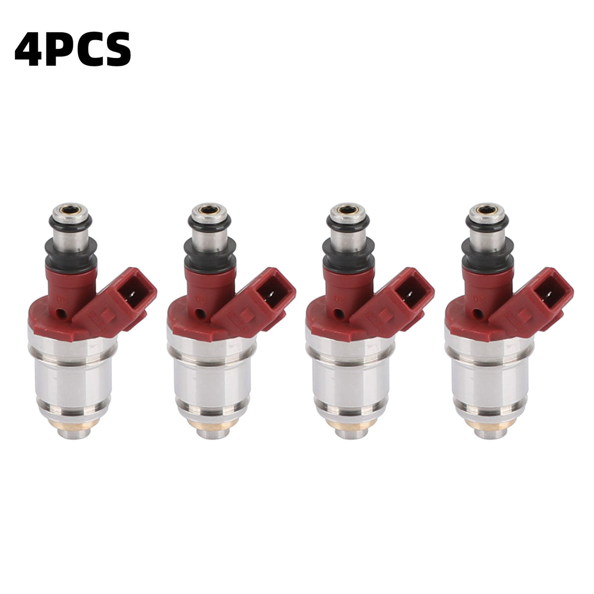 1990-1995 Nissan Pickup D21 2.4L I4 4PCS Fuel Injectors 16600-86G00