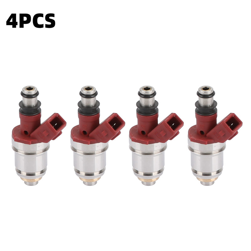 1990-1995 Nissan Pickup D21 2.4L I4 4PCS Fuel Injectors 16600-86G00