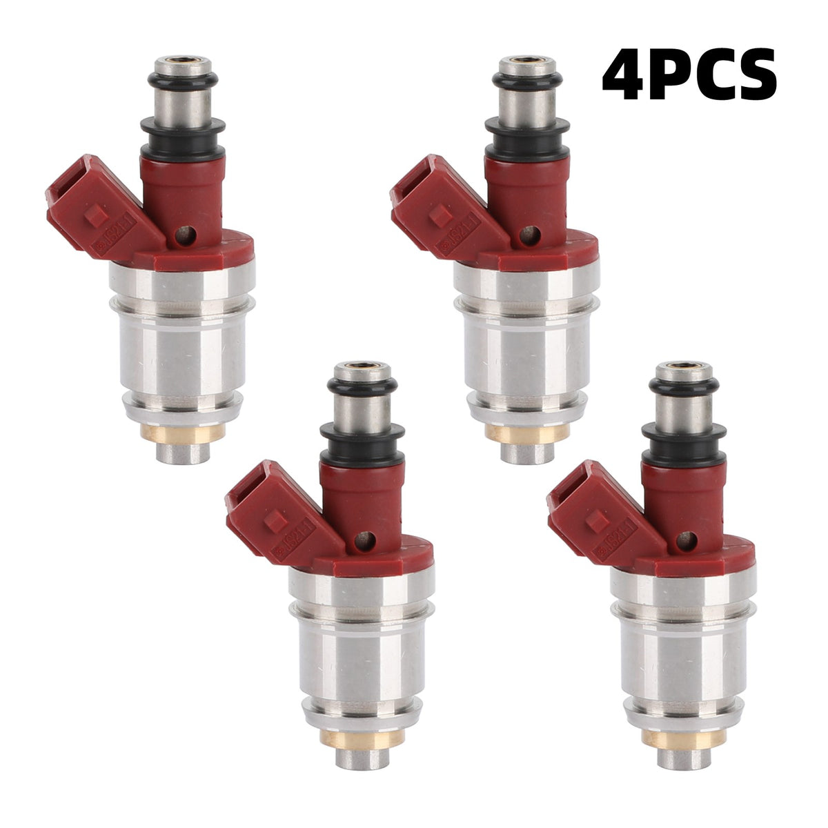 1990-1995 Nissan Pickup D21 2.4L I4 4PCS Fuel Injectors 16600-86G00