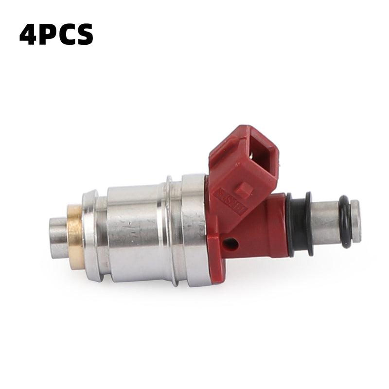 1990-1995 Nissan Pickup D21 2.4L I4 4PCS Fuel Injectors 16600-86G00