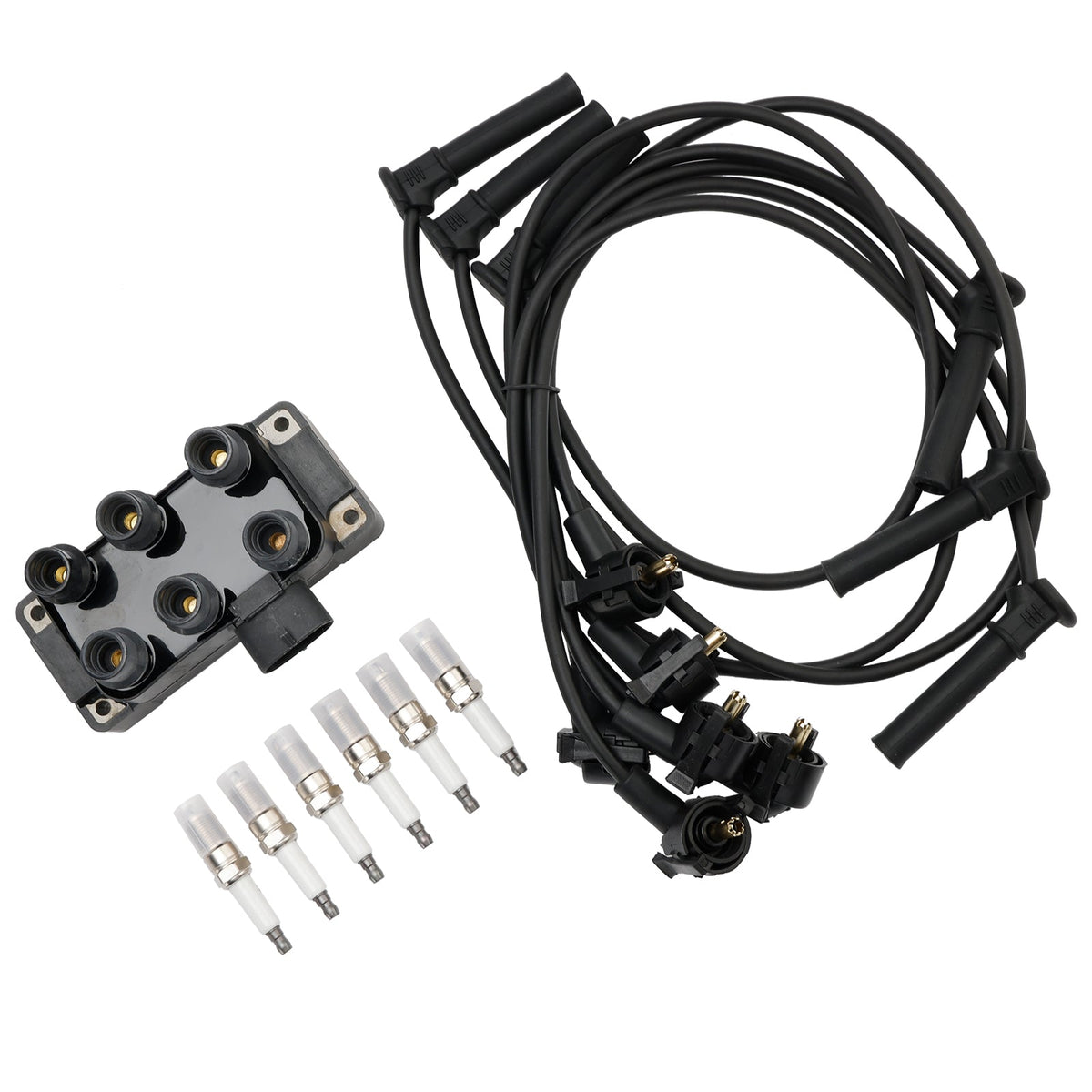 1990-2011 Ford Ranger V6 3.0l 4.0l Ignition Coil+6 Spark plug+6 Wire FD480 DG452