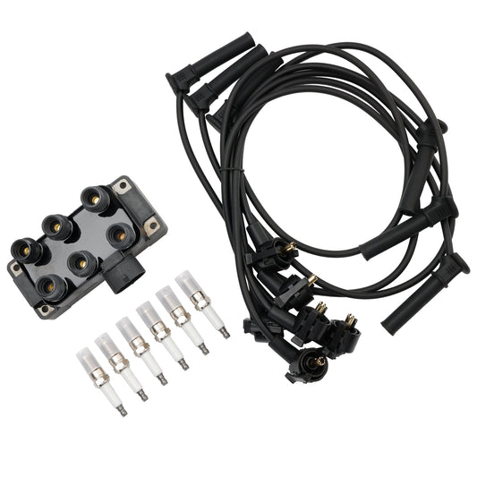 1991-1994 Mazda Navajo V6 4.0l Ignition Coil+6 Spark plug+6 Wire FD480 DG452