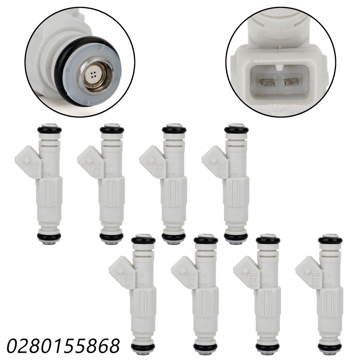 Ford Fit GM LS1 LT1 5.0L 5.7L 380CC 8PCS 36lb Fuel Injectors 0280155737