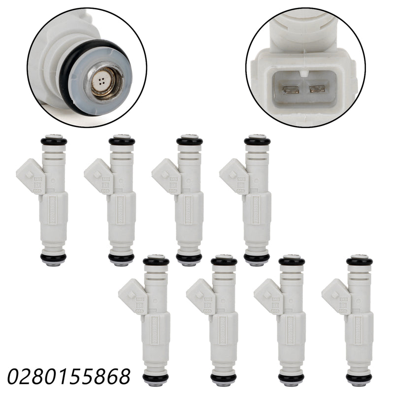 Ford Fit GM LS1 LT1 5.0L 5.7L 380CC 8PCS 36lb Fuel Injectors 0280155737