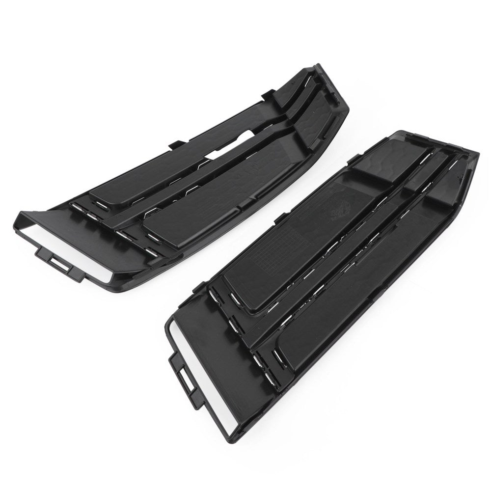 2016-2018 Audi A4 B9 S-LINE Pair Front Fog Light Cover Bumper Grill
