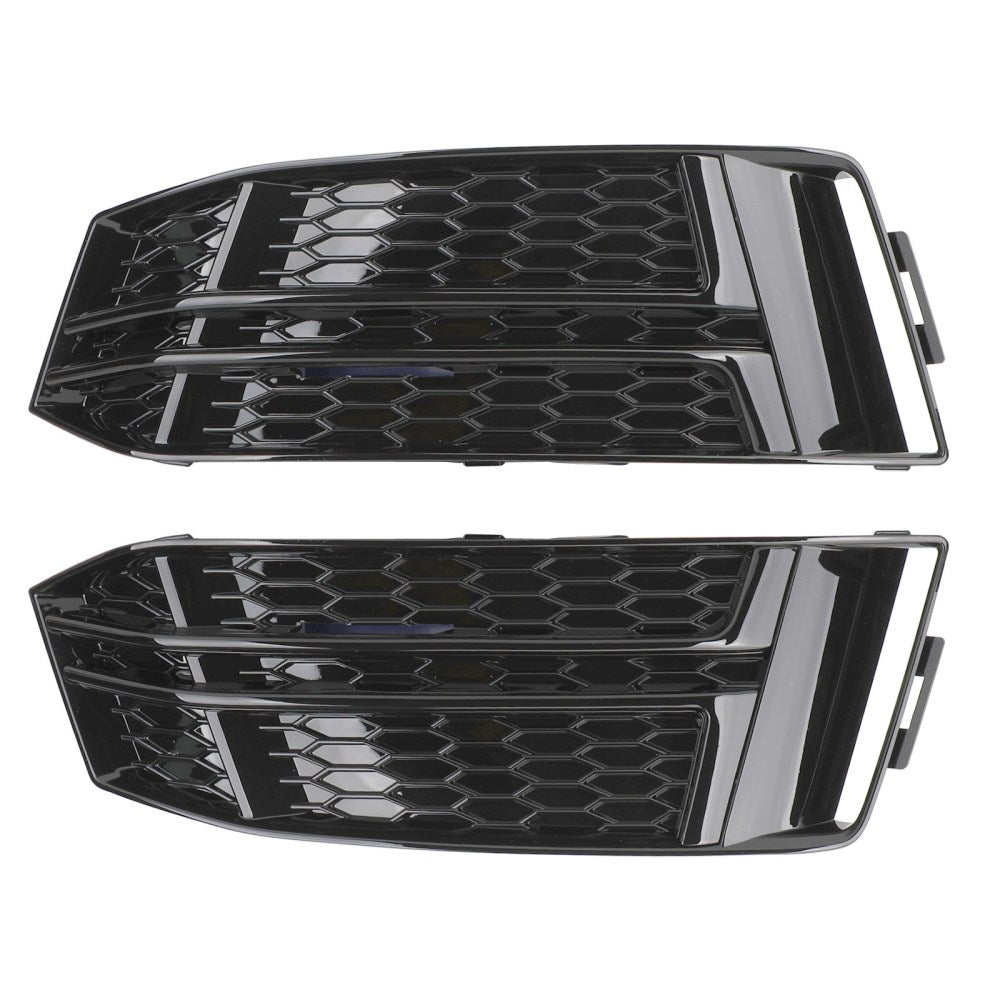 2016-2018 Audi A4 B9 S-LINE Pair Front Fog Light Cover Bumper Grill