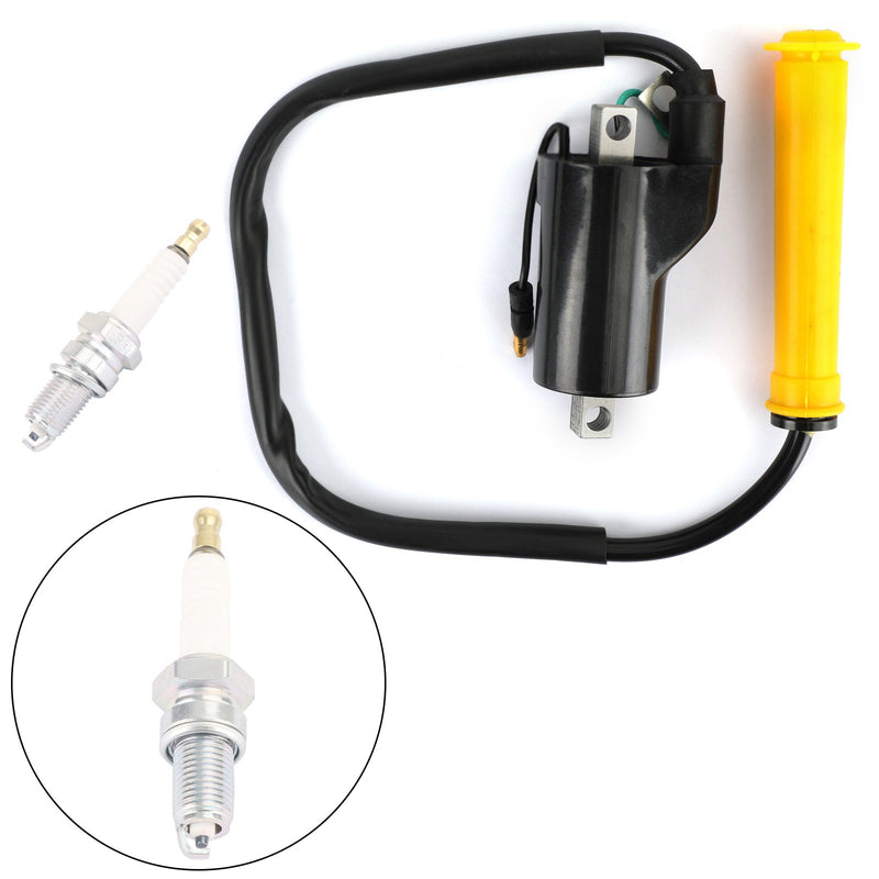 Honda Sportrax 400 TRX400EX XR400R 30500-HN1-003 Ignition Coil + Spark Plug