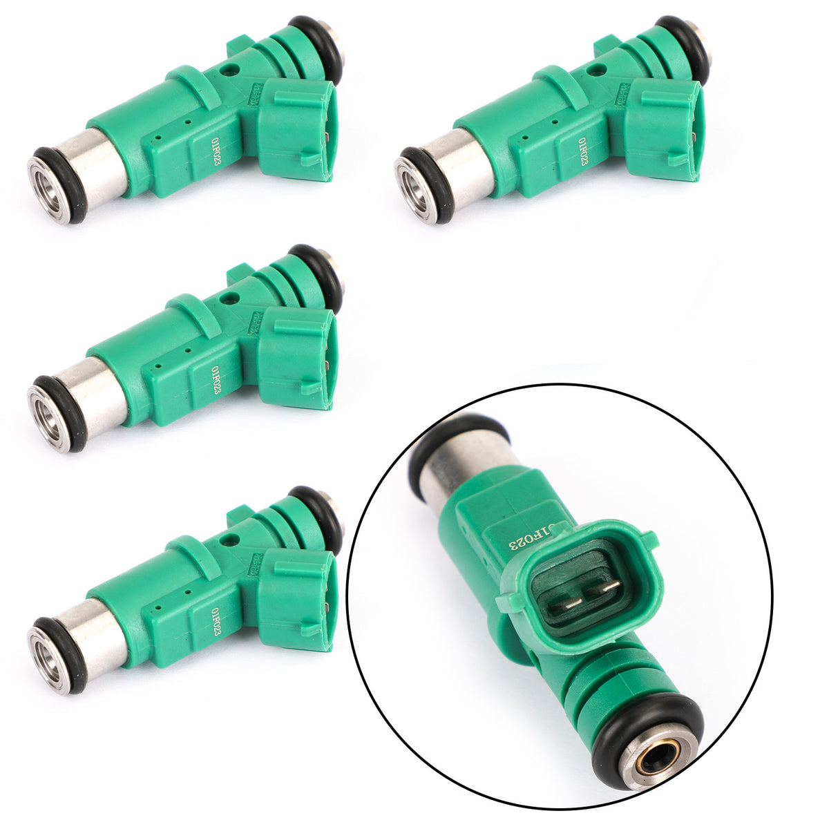 Peugeot 1007 206 207 Fit Citroen C2 C3 Nemo 4PCS Fuel Injector 01F023