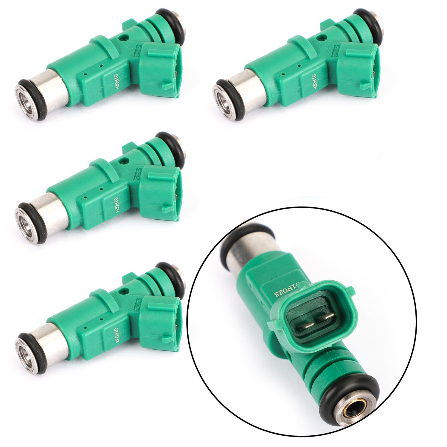 Peugeot 1007 206 207 Fit Citroen C2 C3 Nemo 4PCS Fuel Injector 01F023