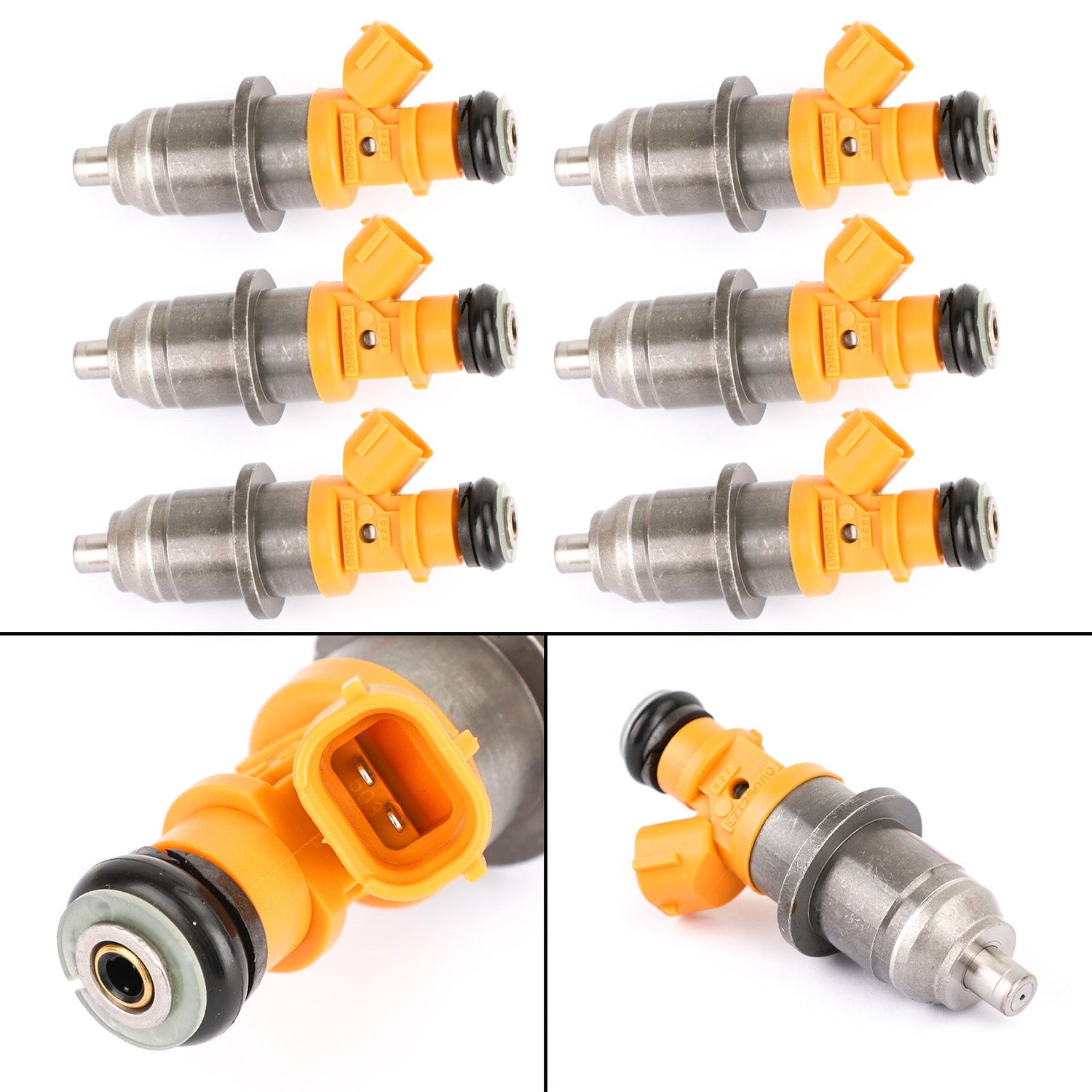 6PCS 60V137610000 Fuel Injector For 2003-2020 Yamaha Outboard HPDI 250 300HP
