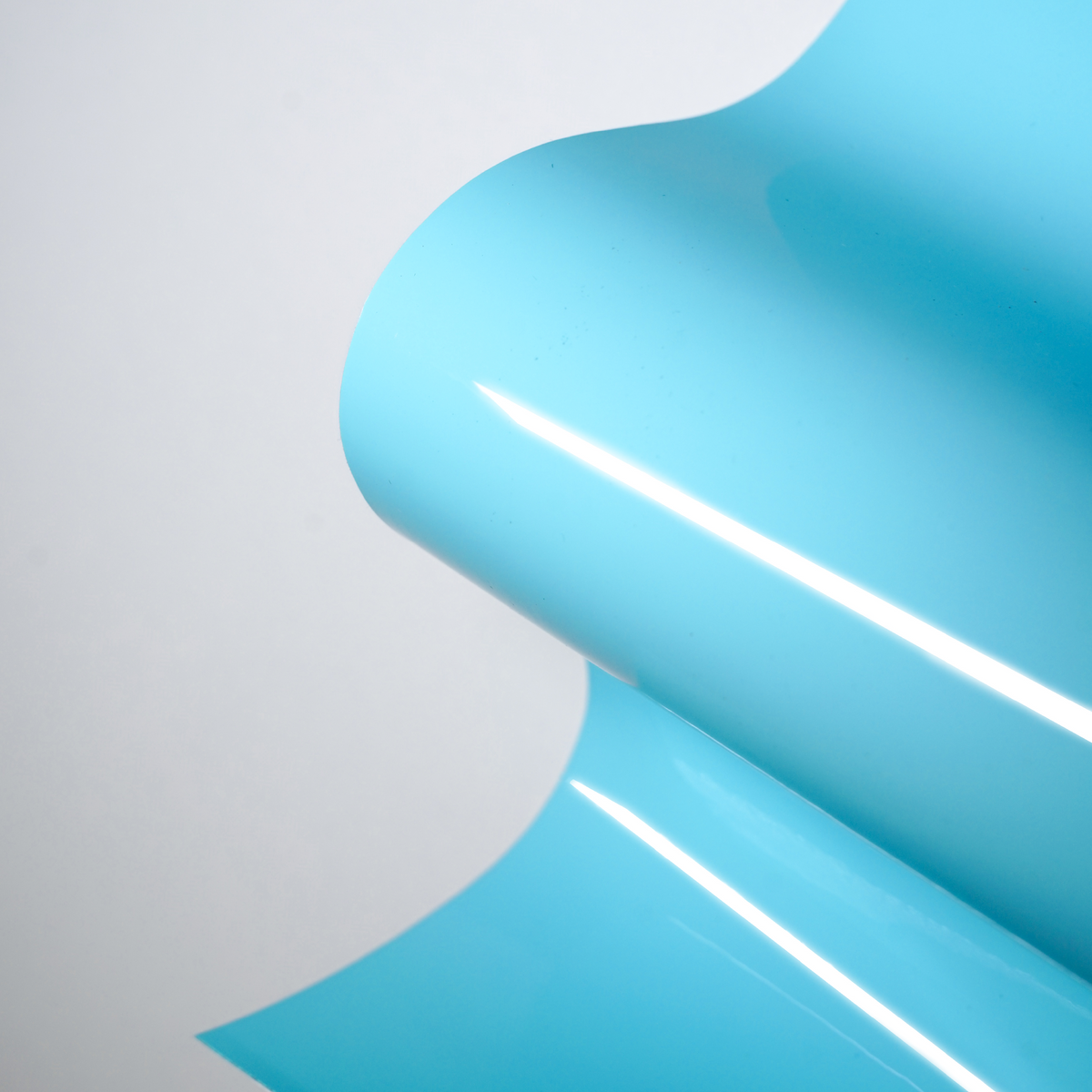 Glossy Light Blue Vinyl Wrap Paint Protection Film PPF