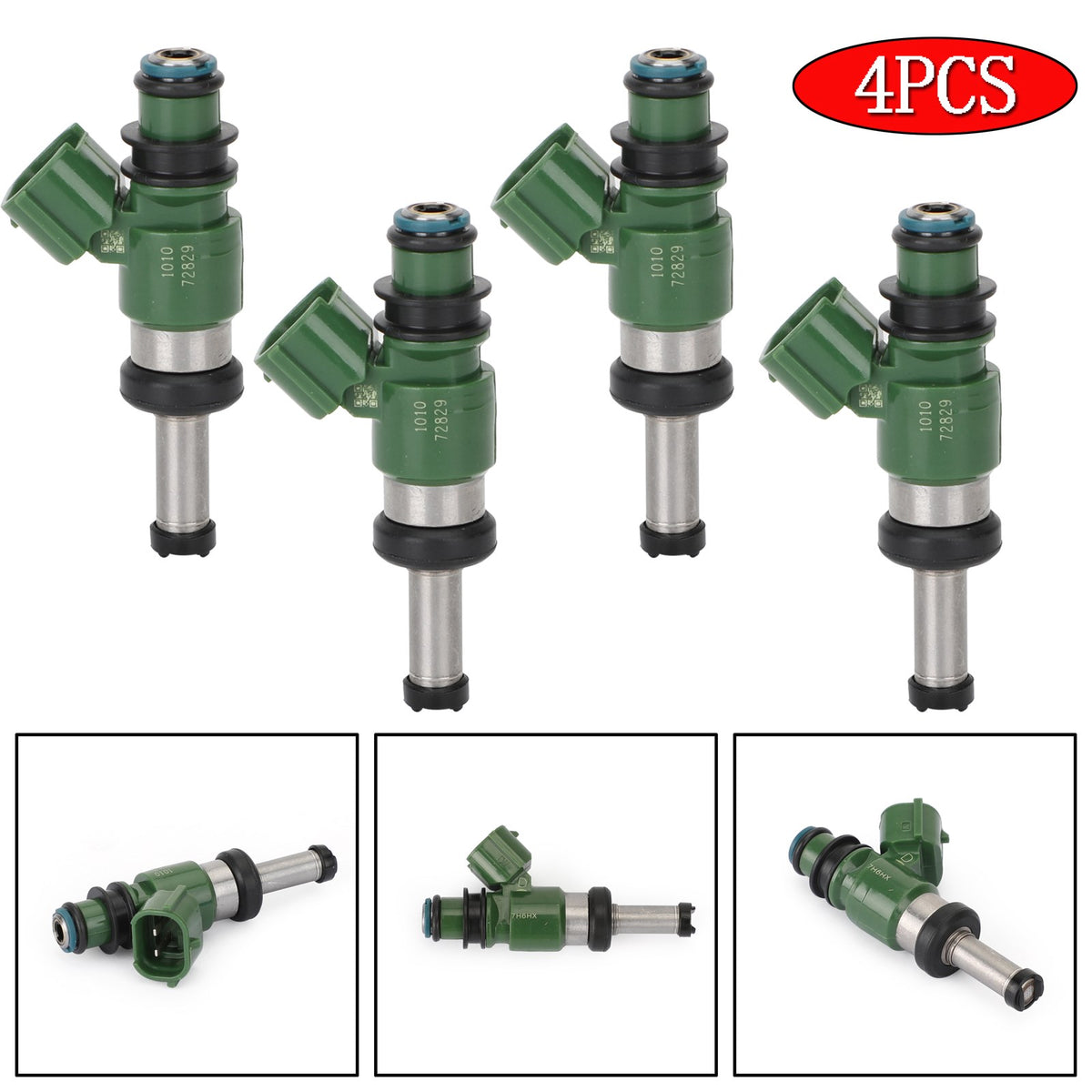 YAMAHA Grizzly YZ450F 450 550 700 4PCS Fuel Injectors 3B4-13761-00-00