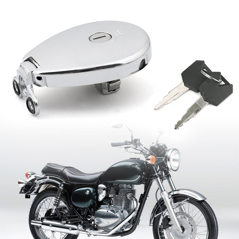 Kawasaki ZR1100 BJ250 VN1500 ZL600 Vulcan 400 500 Fuel Gas Tank Cap + Keys