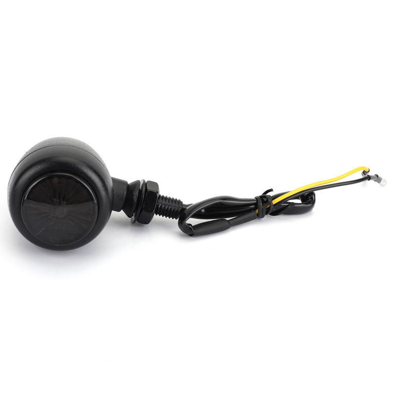 Hy Chopper Cafe Racer Black UK LED Motorcycle Bullet Turn Signals Indicators