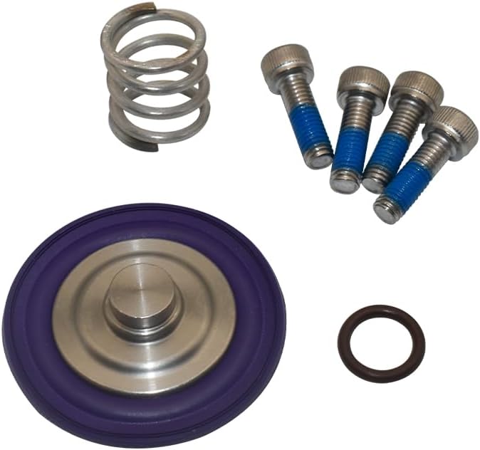 2PCS Fuel Rail Air/Fuel Regulator 8M6002988+1PCS Tracker Diaphragm 804533+Diaphram Tool KiT+Spring kit Fits Mercury Optimax 2.5L 3.0L Engines Replace 8M6002988 804533 91-889431