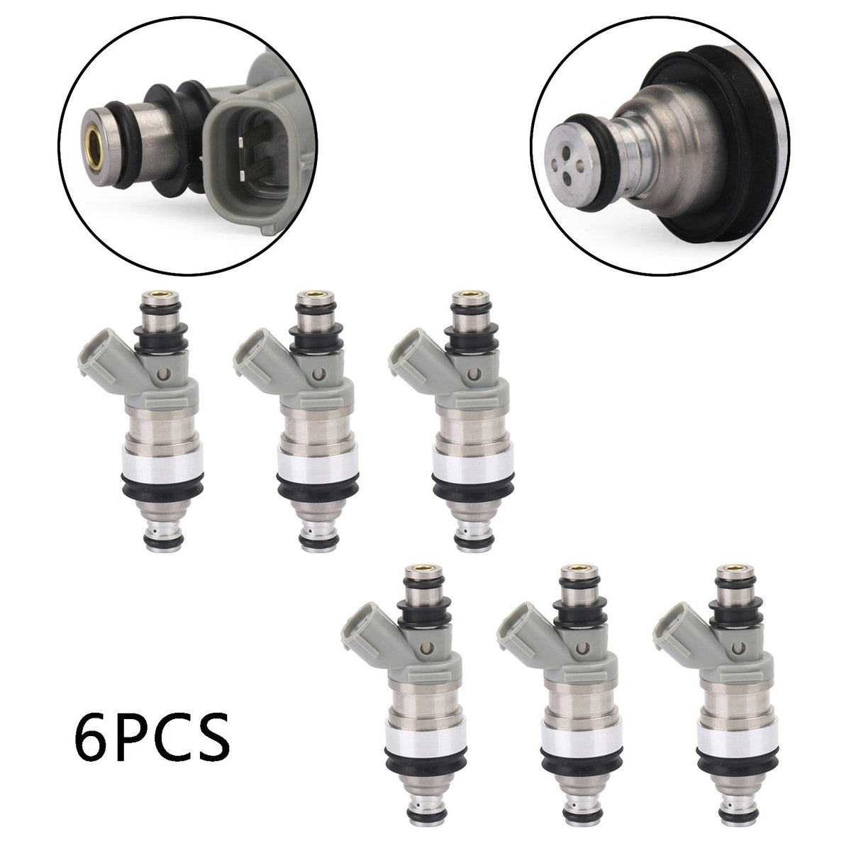6PCS 23250-62030 23209-62030 Fuel Injectors Fit Toyota T100 Tacoma 4Runner