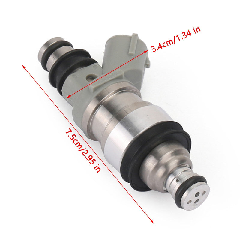 6PCS 23250-62030 23209-62030 Fuel Injectors Fit Toyota T100 Tacoma 4Runner