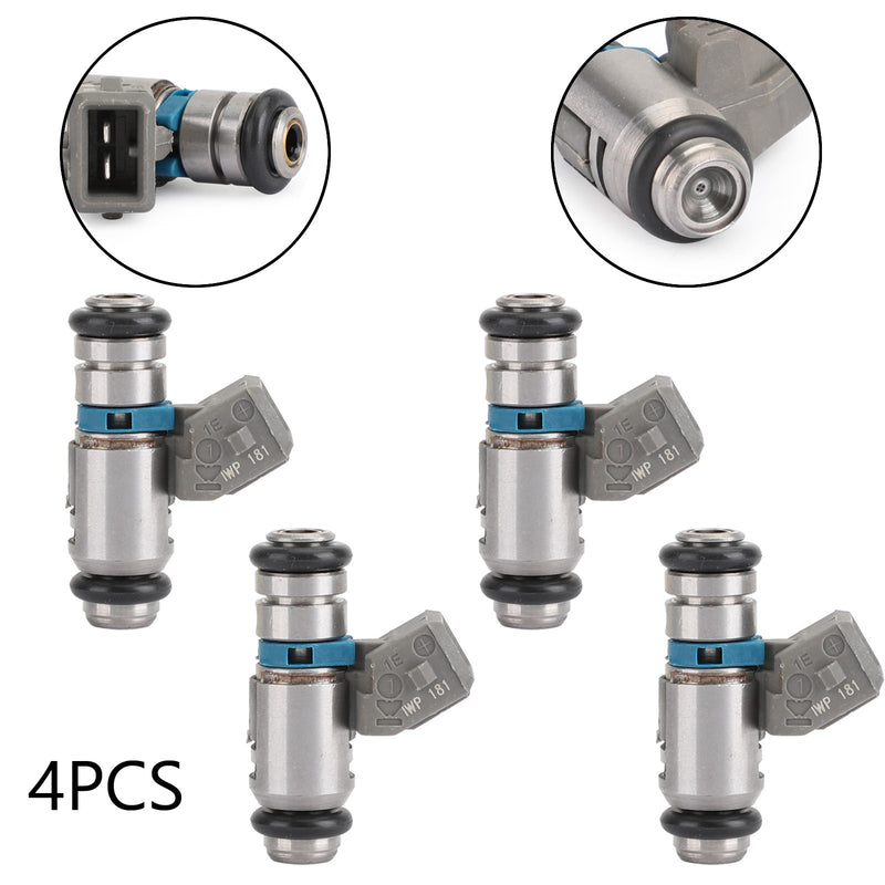 For Harley Sportster Custom XL 1200C Silver 4PCS Fuel Injectors IWP181
