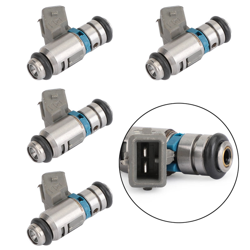 For Harley Sportster Custom XL 1200C Silver 4PCS Fuel Injectors IWP181