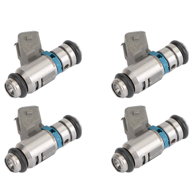 For Harley Sportster Custom XL 1200C Silver 4PCS Fuel Injectors IWP181