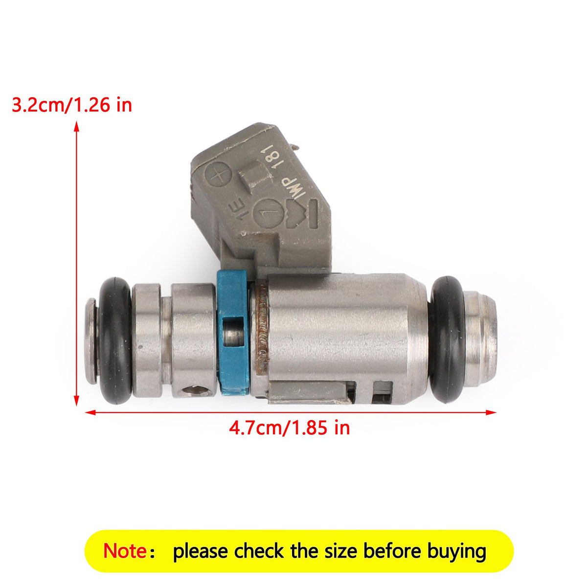 Harley Sportster Custom XL 1200C Silver 1PCS Fuel Injectors IWP181