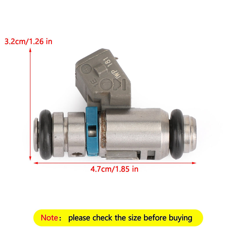 Harley Sportster Custom XL 1200C Silver 1PCS Fuel Injectors IWP181