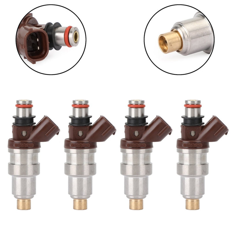 Toyota 4Runner Tacoma T100 2.7L 23209-79095 2325075050 4PCS Fuel Injectors