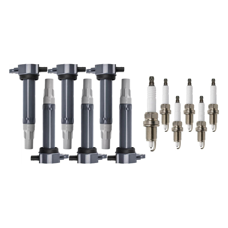 2007-2010 Chrysler Sebring V6 3.5L 6pcs Ignition Coil & Spark Plugs UF502 4606869