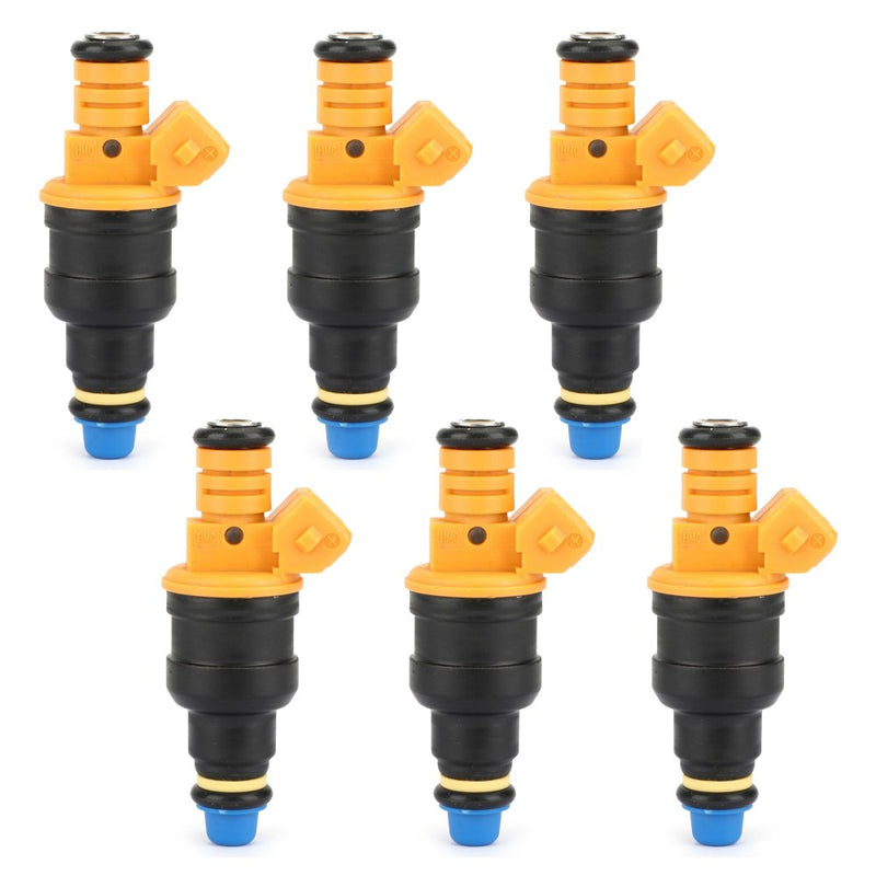 BMW 535 635CSI 735 L6 L7 6PCS Fuel Injector 0280150714 Connectors